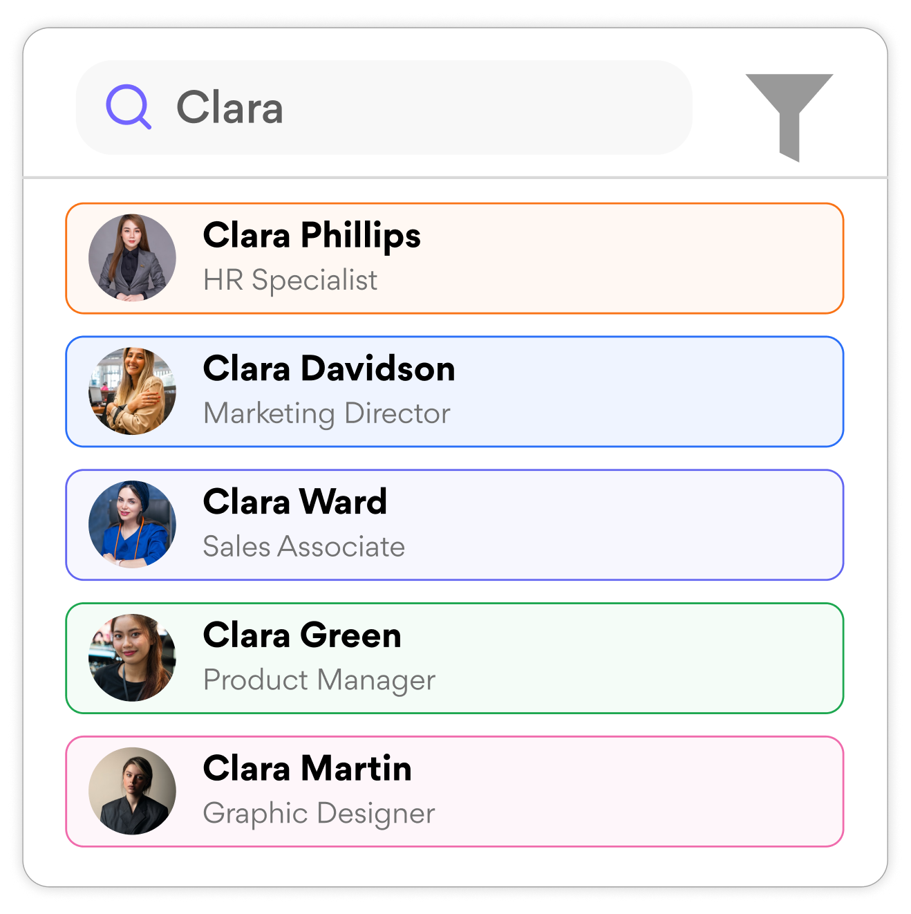 Search and Filters
