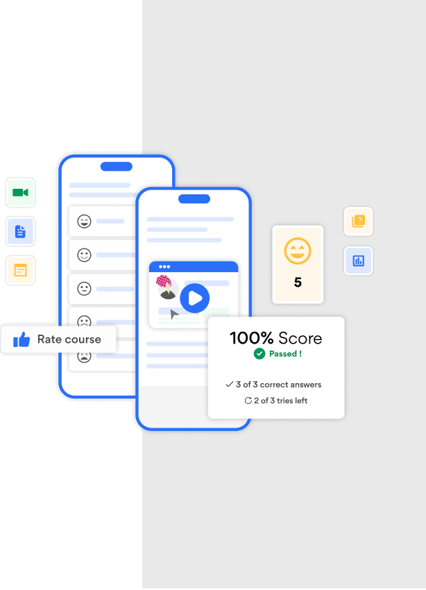 Provide a flexible learning experience that engages and empowers users
