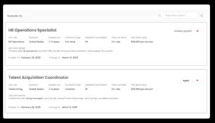 Create a robust pool of candidates
