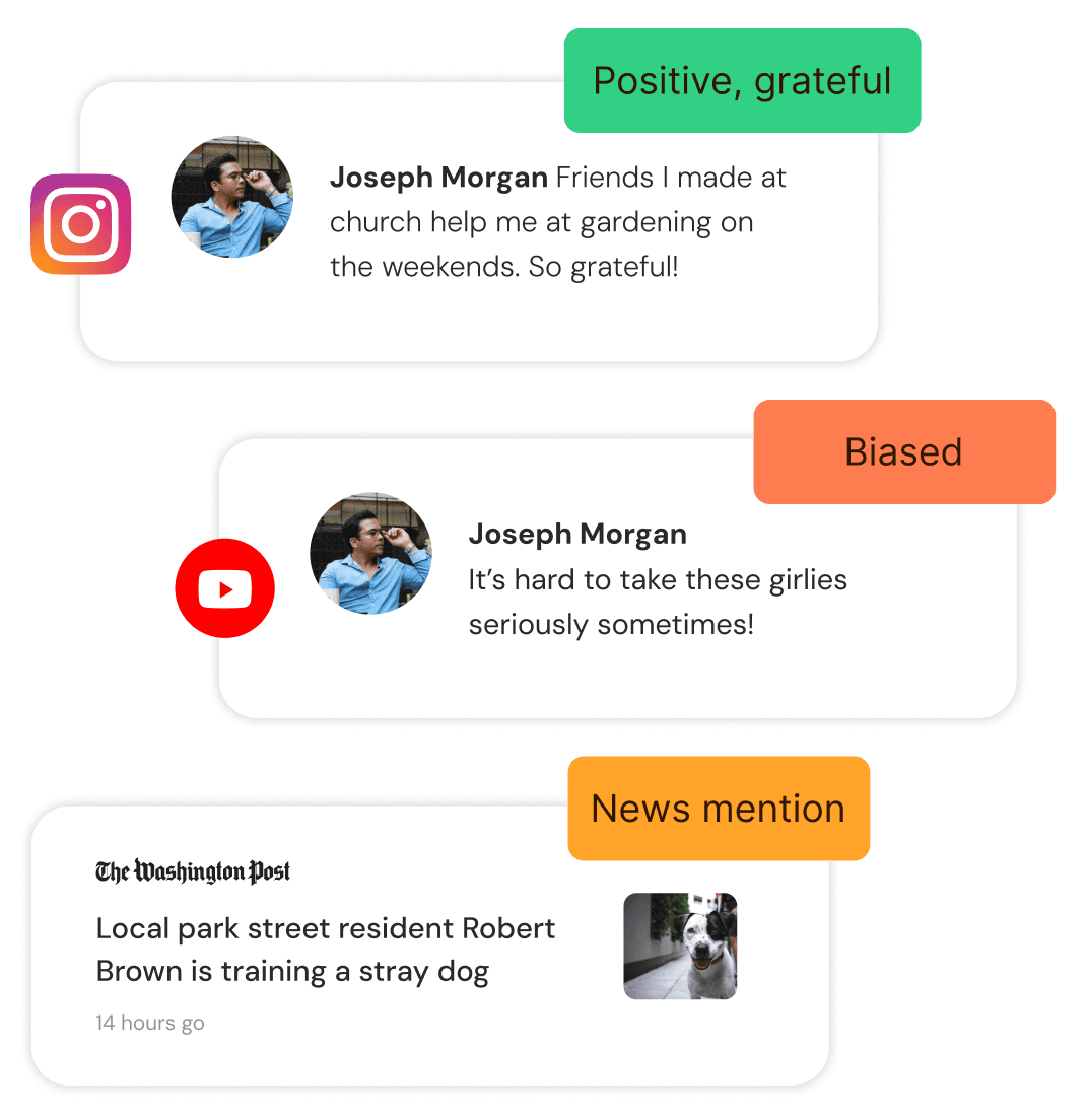 Detect Key Traits and Sentiment